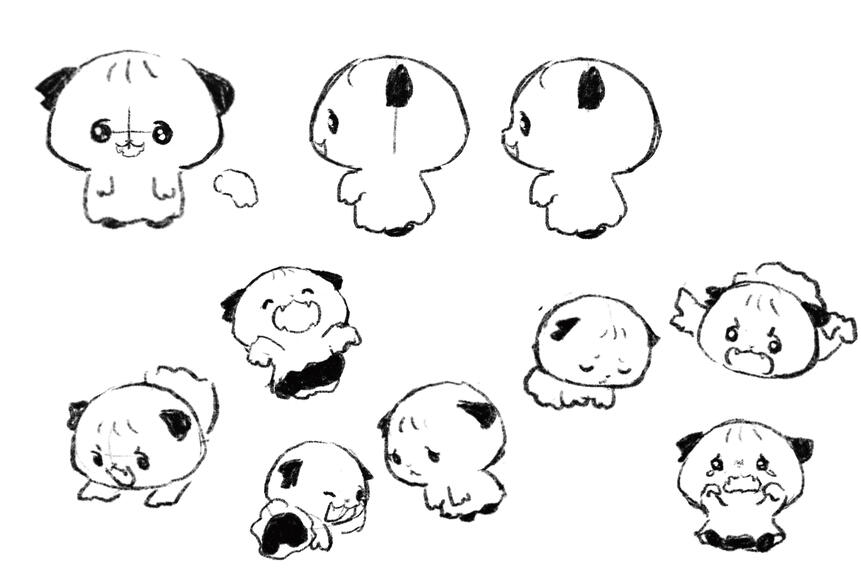 Ghost kitten Character Concept