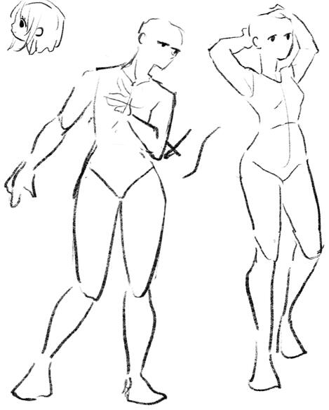 Pose study