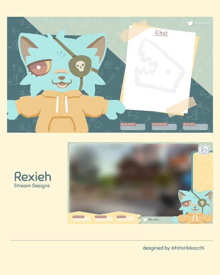 Rexieh Stream Overlay Design